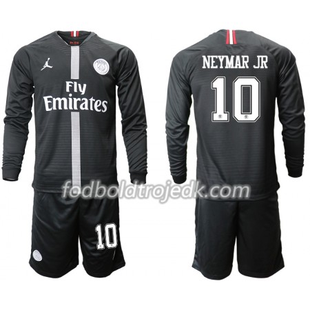 Paris Saint Germain PSG NEYMAR JR 10 Jodan Sort Børn Tredje 2018/19 - Fodboldtrøjer(L/S) Paris Saint Germain PSG NEYMAR JR 10 Jodan Sort Børn Tredje 2018/19 - Fodboldtrøjer(L/S)